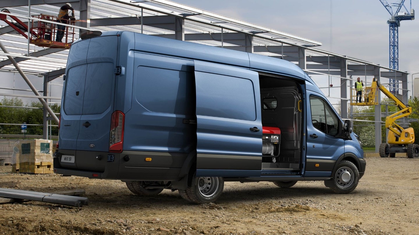 Ford Transit Van 5 tonne parked side view