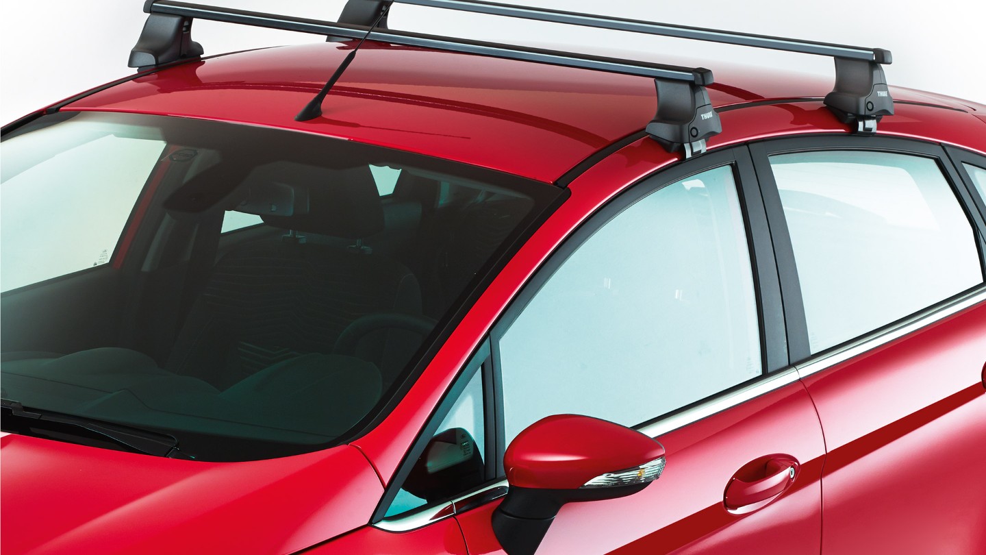 Detail on roof racks